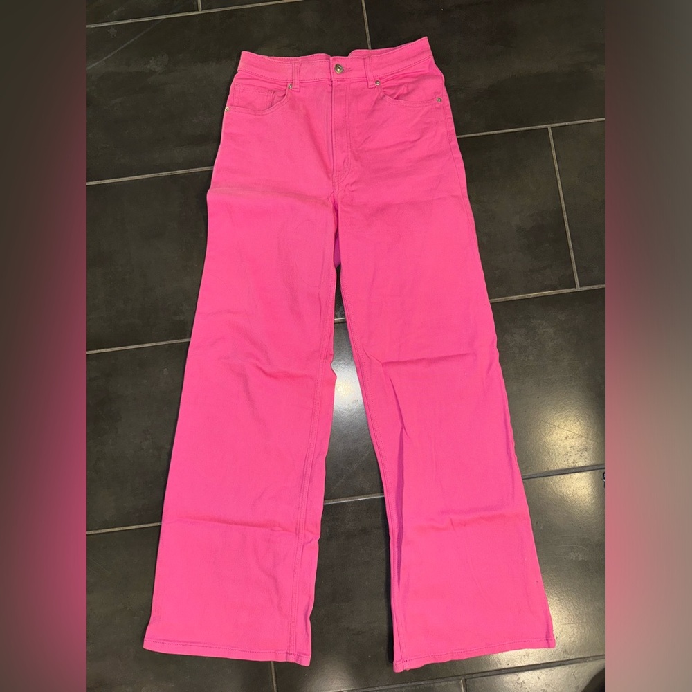 Pink High Rise Jeans